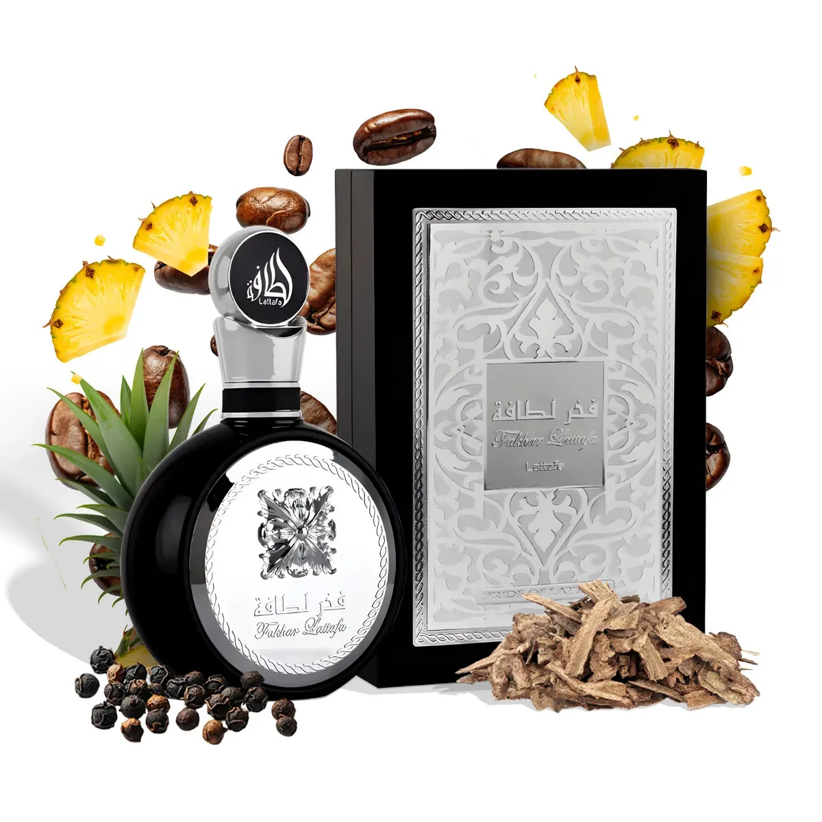 Perfume masculino Lattafa Fakhar Black Eau de Parfum