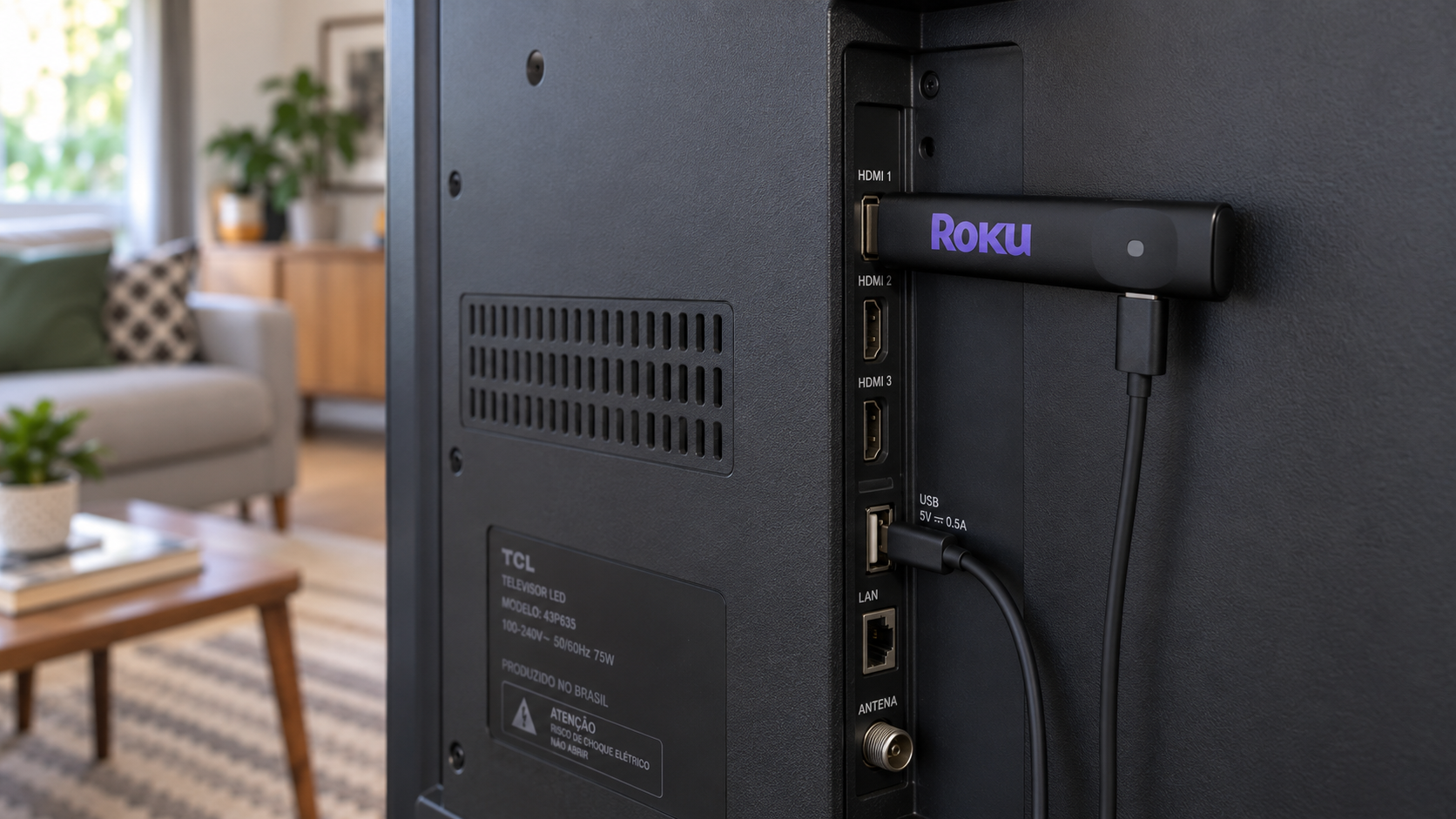Roku Streaming Stick 2025 vale a pena em uma televisão Full HD